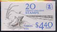 United States 1985 Sea Shells $4.40 booklet (blue & brown cover) complete and pristine, SG SB 120a