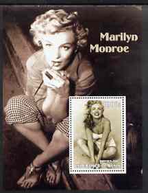 Benin 2002 Marilyn Monroe #1 perf s/sheet containing single value unmounted mint