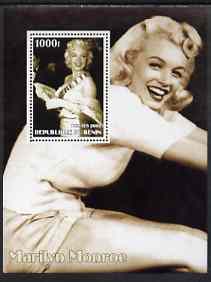 Benin 2002 Marilyn Monroe #4 perf s/sheet containing single value unmounted mint
