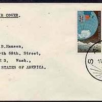 South Africa cover with SANAE illustrated postmark showing a Penguin