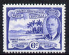 St Kitts-Nevis 1952 KG6 Pinney's Beach 6c from Pictorial def set unmounted mint SG 99