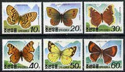 North Korea 1991 Alpine Butterflies complete set of 6 unmounted mint, SG N3034-39