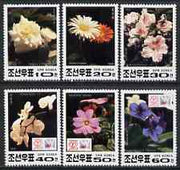 North Korea 1991 Flowers complete perf set of 6 values unmounted mint, SG N3094-99