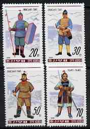 North Korea 1990 Warriors' Costumes perf set of 4 unmounted mint, SG N2943-46*