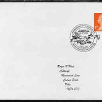 Postmark - Great Britain 2002 cover for Anniversary of Augsburg raid (S/Ldr Nettleton VC) illustrated with Bomber