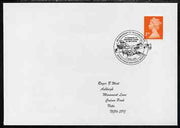 Postmark - Great Britain 2002 cover for Anniversary of Augsburg raid (S/Ldr Nettleton VC) illustrated with Bomber