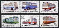 North Korea 1992 Transport complete perf set of 6 unmounted mint, SG N3123-28