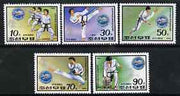 North Korea 1992 World Taekwondo Championships perf set of 5 unmounted mint, SG N3188-92