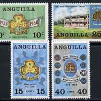 Anguilla 1968 35th Anniversary of Girl Guides set of 4 unmounted mint, SG 40-43