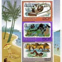 Antigua 1976 Water Sports perf m/sheet unmounted mint, SG MS509