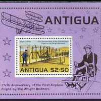Antigua 1978 75th Anniversary of Powered Flight perf m/sheet unmounted mint, SG MS575
