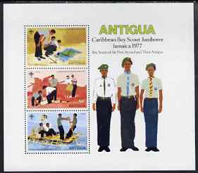 Antigua 1977 Caribbean Scout Jamboree perf m/sheet unmounted mint, SG MS541