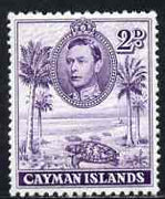 Cayman Islands 1938-48 KG6 Hawksbill Turtles KG6 2d P11.5x13 unmounted mint, SG 119