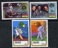Ghana 1970 Moon Landing perf set of 4 unmounted mint, SG 573-76