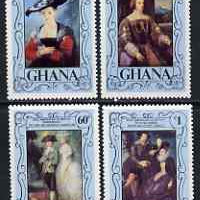 Ghana 1977 Painters' Anniversaries perf set of 4 unmounted mint, SG 816-19