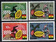 Ghana 1968 Cocoa research perf set of 4 unmounted mint, SG 501-504