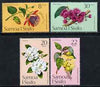 Samoa 1975 Tropical Flowers perf set of 4 unmounted mint, SG 440-43
