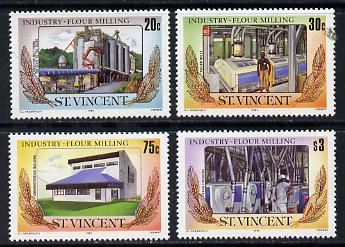 St Vincent 1985 Flour Milling set of 4 (SG 928-31) unmounted mint