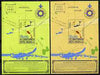 St Kitts-Nevis 1974 Opening of Golden Rock Airport set of 2 perf m/sheets unmounted mint, SG MS312-13