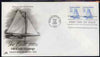 United States 1985-93 Transport - Ice Boat 1880's 14c on illustrated cover with first day cancel, SG 2169