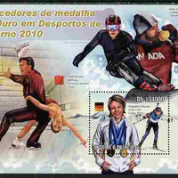 St Thomas & Prince Islands 2010 Winter Sports perf souvenir sheet unmounted mint