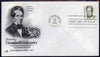 United States 1980-88 Great Americans - Thomas H Gallaudet 20c on illustrated cover with first day cancel, SG 1829