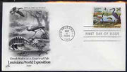 United States 1984 Louisiana World Exposition 20c Wildlife on illustrated cover with first day cancel, SG 2083
