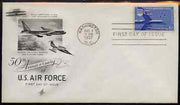 United States 1957 50th Anniversary of US Air Force on illustrated cover with first day cancel, SG A1097