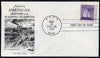 United States 1957 350th Anniversary of American Shipbuilding on illustrated cover with first day cancel, SG 1097