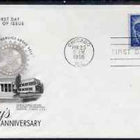 United States 1955 50th Anniversary of Rotary International on illustrated cover with first day cancel, SG 1068