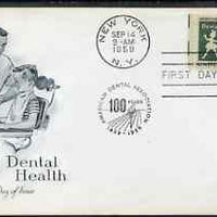 United States 1959 Dental Health on illustrated cover with first day cancel, SG 1134