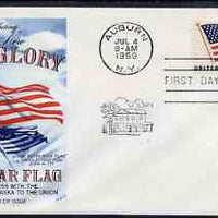 United States 1959 US Flag Issue (49 stars) on illustrated cover with first day cancel, SG 1131