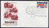 United States 1976 Interphil '76 Stamp Exhibition on illustrated cover with special Writer's Day day cancel, SG 1612