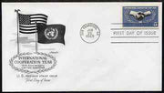 United States 1965 International Co-operation Year on illustrated cover with first day cancel, SG 1248