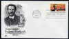 United States 1985 Frédéric Bartholdi (sculptor of Statue of Liberty) on illustrated cover with first day cancel, SG 2189