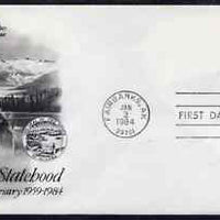 United States 1984 25th Anniversary of Alaska Statehood on illustrated cover with first day cancel, SG 2063