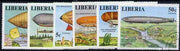 Liberia 1978 Zeppelin Anniversary perf set of 6 cto used SG 1334-39