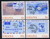 Ghana 1974 Centenary of UPU perf set of 4 unmounted mint, SG 705-08