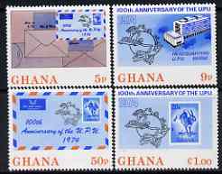 Ghana 1974 Centenary of UPU perf set of 4 unmounted mint, SG 705-08