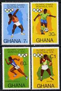 Ghana 1976 Montreal Olympic Games perf set of 4 unmounted mint, SG 773-76