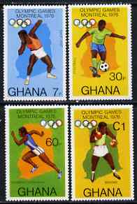 Ghana 1976 Montreal Olympic Games perf set of 4 unmounted mint, SG 773-76