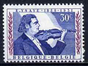 Belgium 1958 Birth Centenary of Ysaye (violinist) unmounted mint, SG 1658