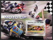 St Thomas & Prince Islands 2010 Racing Motorcycles perf souvenir sheet unmounted mint
