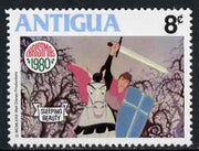 Antigua 1980 The Forbidden Forest Scene 8c (from Disney 'Sleeping Beauty' Christmas set) unmounted mint, SG 675