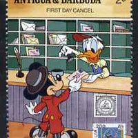 Antigua 1989 Cancelling First Day Covers 2c (from Disney 'American Philately' set) unmounted mint, SG 1328