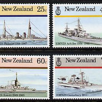 New Zealand 1985 Naval History set of 4 unmounted mint, SG 1379-82