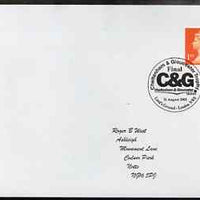 Postmark - Great Britain 2002 cover for C & G Trophy with special illustrated Lord's Ground cancel