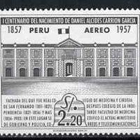 Peru 1958 Royal School of Medicine (now Ministry of Govt Police) 2s20 unmounted mint, SG 822