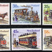 New Zealand 1985 Vintage Trams set of 6 unmounted mint, SG 1360-65