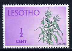 Lesotho 1971 Maize 1/2c from def set unmounted mint, SG 191*